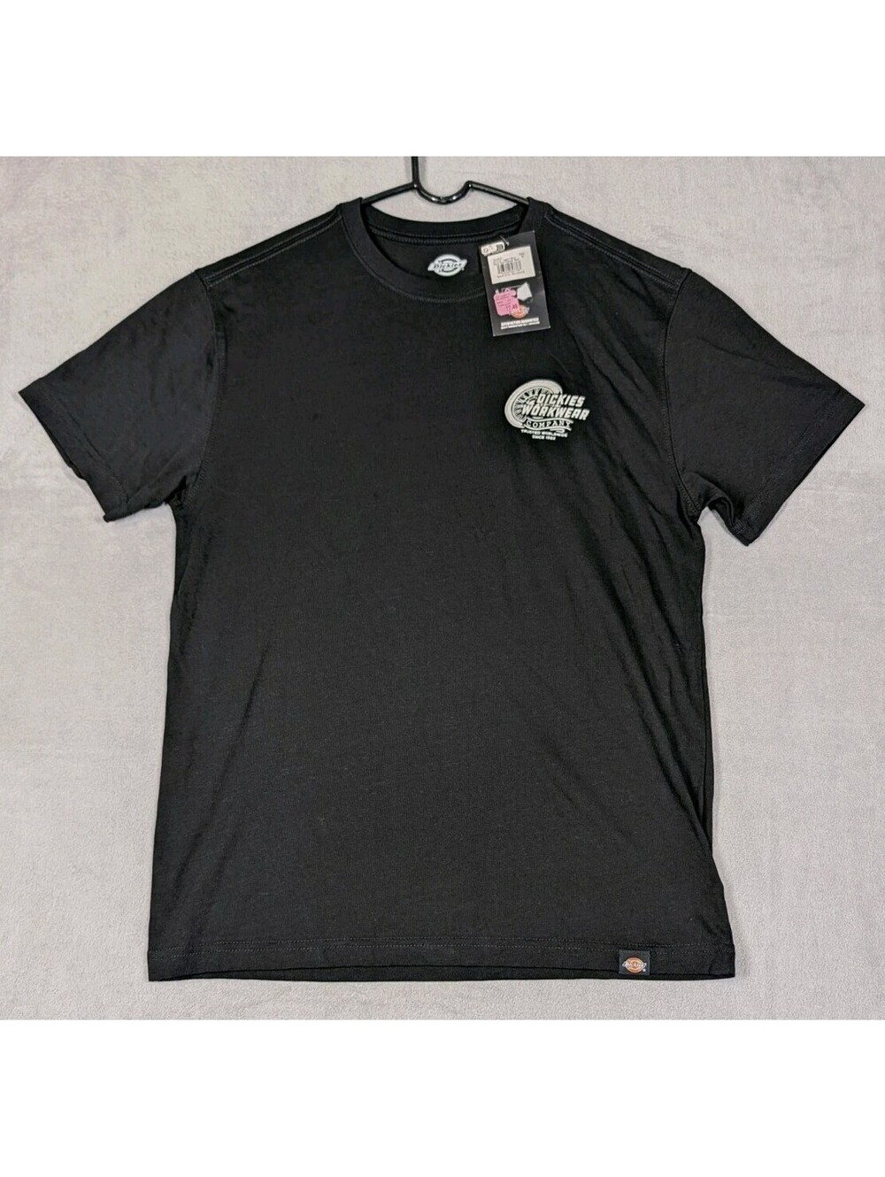 Dickies Mens Medium Black Workwear Company Graphic T Shirt Crewneck Work Tee NWT